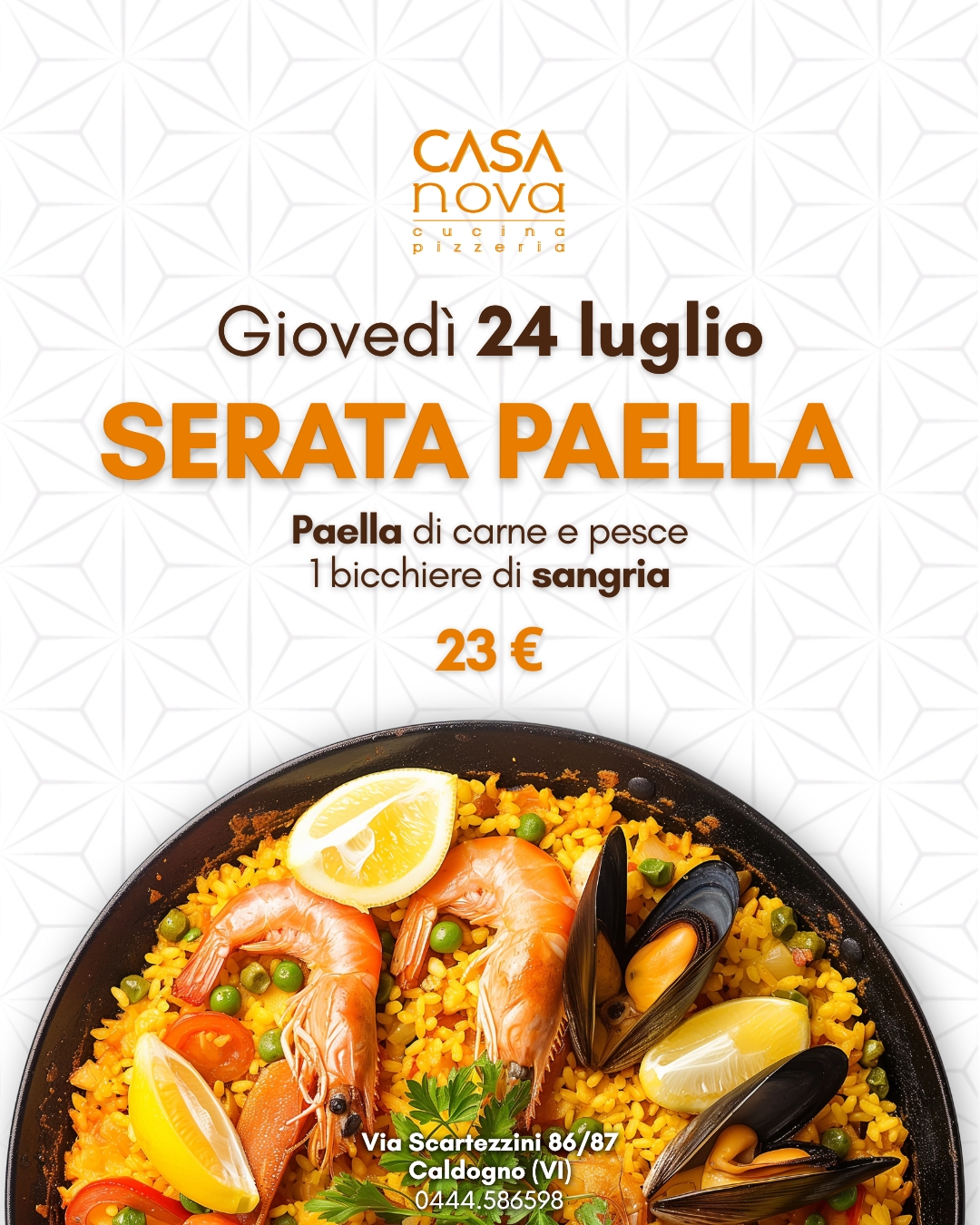 Serata Paella Casa Nova